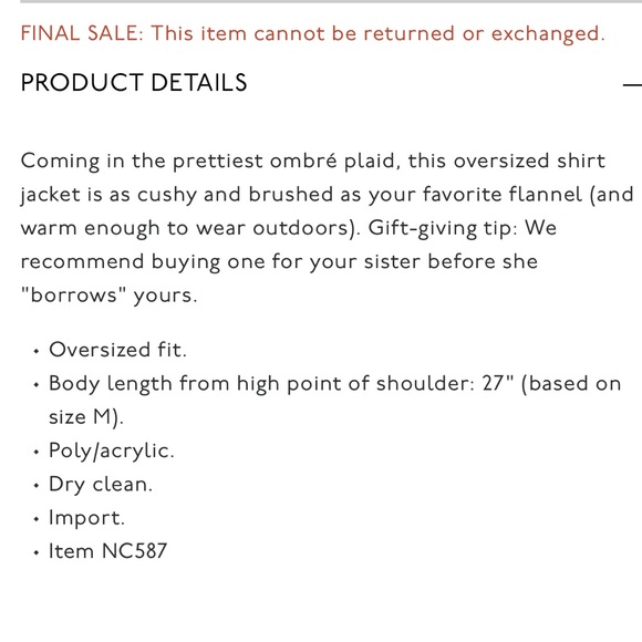 Madewell brushed plaid knit shirt jacket - Picture 2 of 7